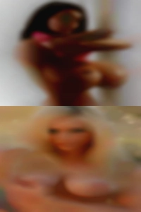 Sunset naked girls walks on a beach.